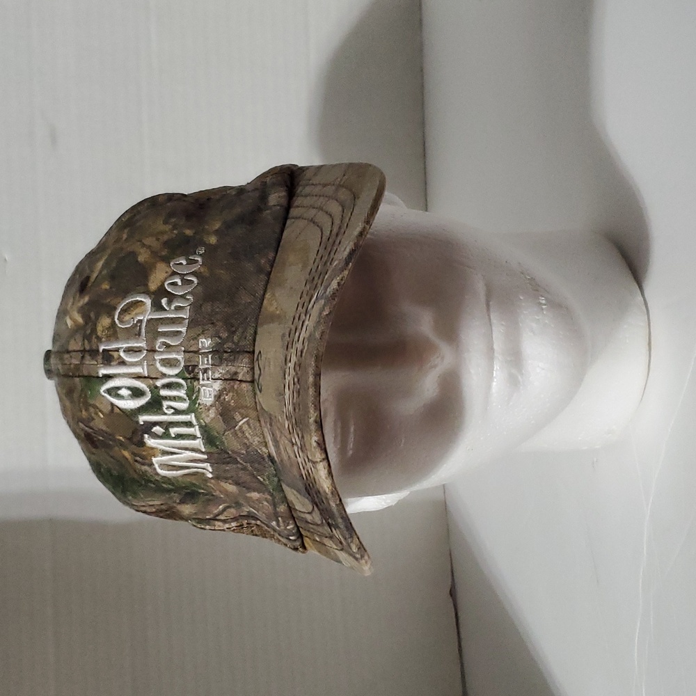 Old Milwaukee beer camo hat promo hat